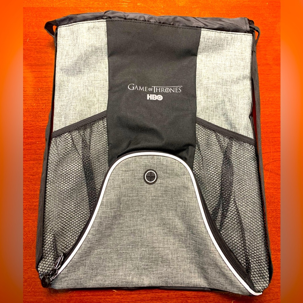 Leeds Game of Thrones Backpack. New. 1 main compartment, 1 zipper pocket.